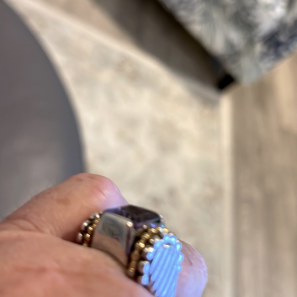 Beautiful silver Amethyst ring - Picture 2 of 3